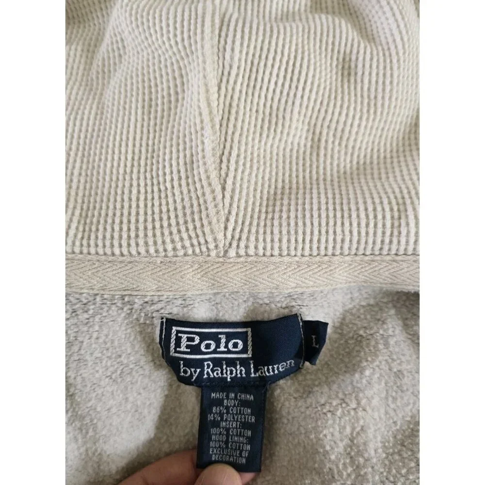 Vintage Polo Ralph Lauren‎ Hoodie Y2K Streetwear Long Sleeve Size Large